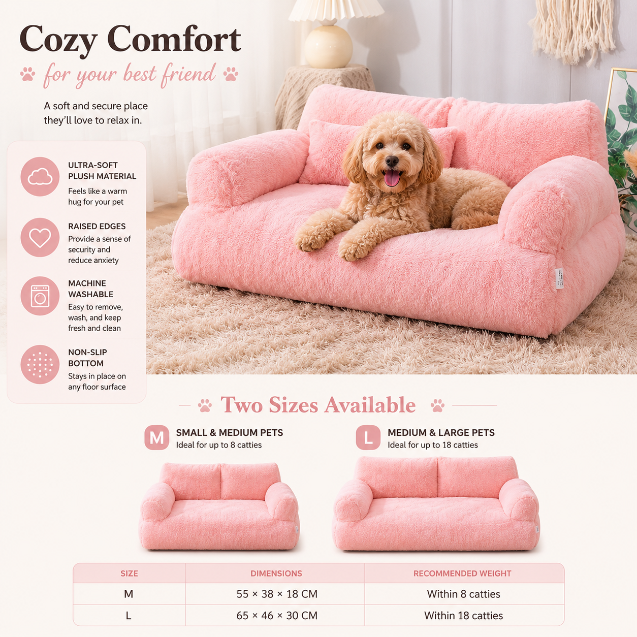 Plush Pet Bed