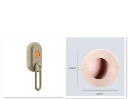 3-in-1 Electric Steam Pet Grooming Brush