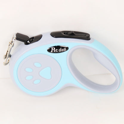 Retractable Dog Leash with One-Click Brake System