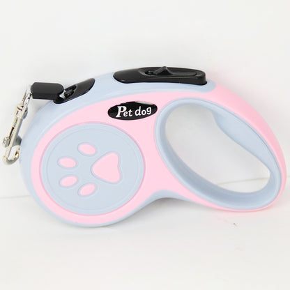 Retractable Dog Leash with One-Click Brake System