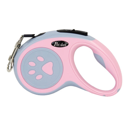 Retractable Dog Leash with One-Click Brake System