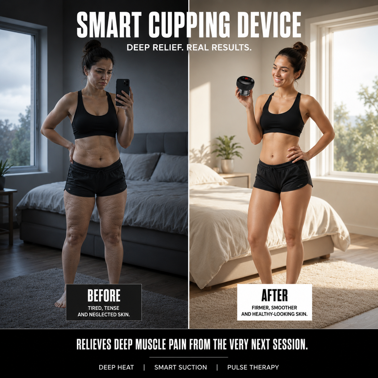 Smart Cupping Divice | 3-in-1 Smart Suction Cup