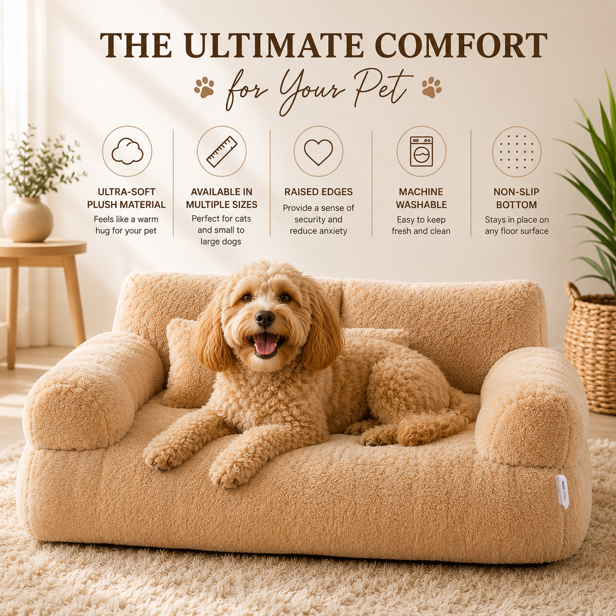 Plush Pet Bed