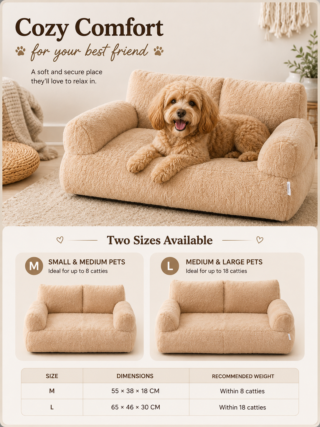Plush Pet Bed