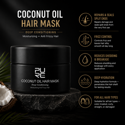 Anti-Shedding Smooth Hair Mask for Frizz Control