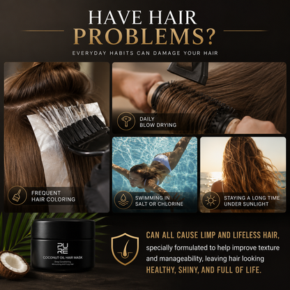 Anti-Shedding Smooth Hair Mask for Frizz Control