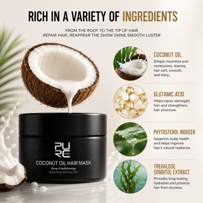Anti-Shedding Smooth Hair Mask for Frizz Control