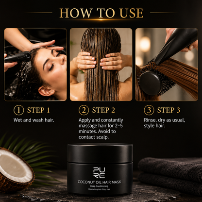 Anti-Shedding Smooth Hair Mask for Frizz Control