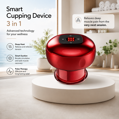 Smart Cupping Divice | 3-in-1 Smart Suction Cup