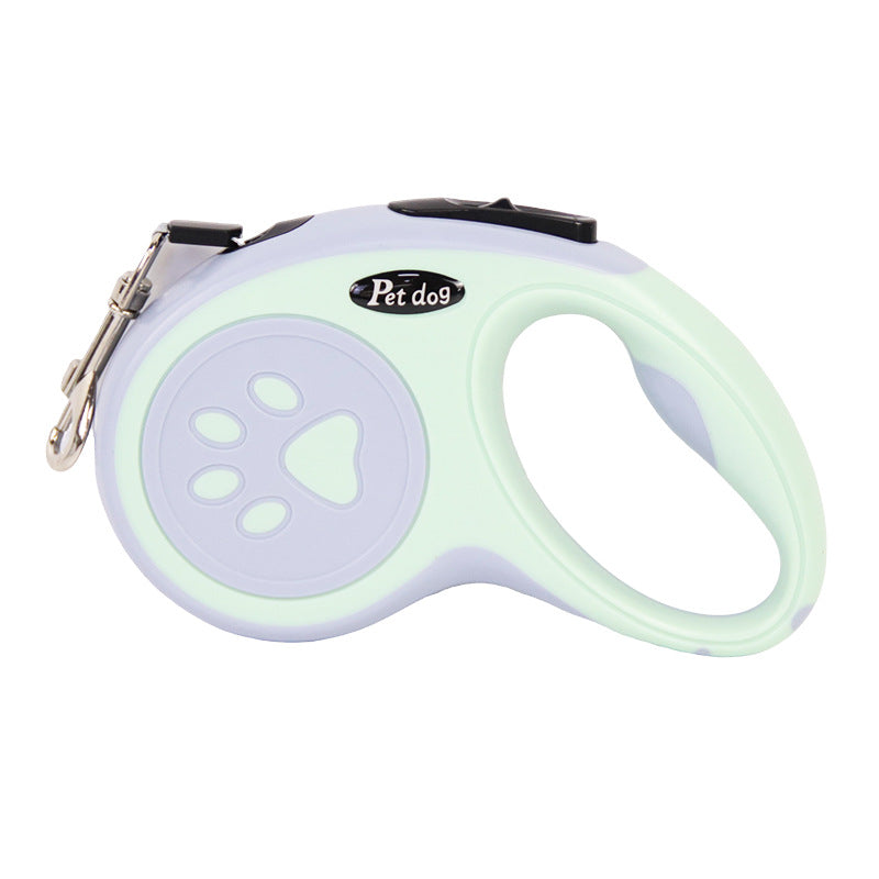 Retractable Dog Leash with One-Click Brake System