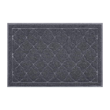 unipaws Cat Litter Trapping Mat Litter Box Scatter Control Pad Litter Free Floors and Urine Waterproof Gentle on Paws No Phthalate